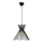 Candelabro suspenso KIRPI 1xE27/40W/230V preto