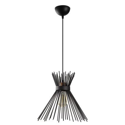 Candelabro suspenso KIRPI 1xE27/40W/230V preto