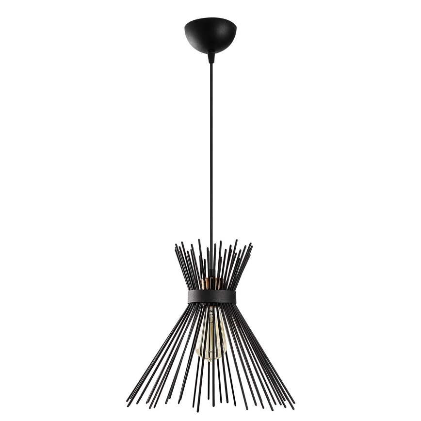 Candelabro suspenso KIRPI 1xE27/40W/230V preto