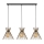Candelabro suspenso KIRPI 3xE27/40W/230V dourado