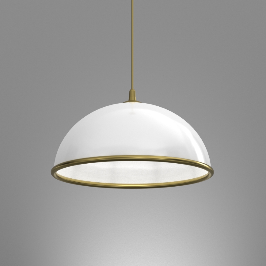 Candelabro suspenso KITCHEN 1xE27/15W/230V branco/dourada