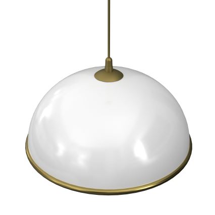 Candelabro suspenso KITCHEN 1xE27/15W/230V branco/dourada
