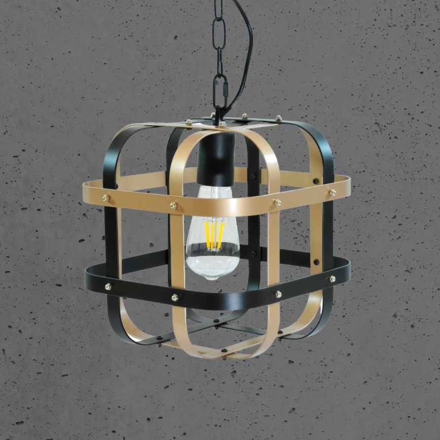 Candelabro suspenso KLATKA 1xE27/10W/230V