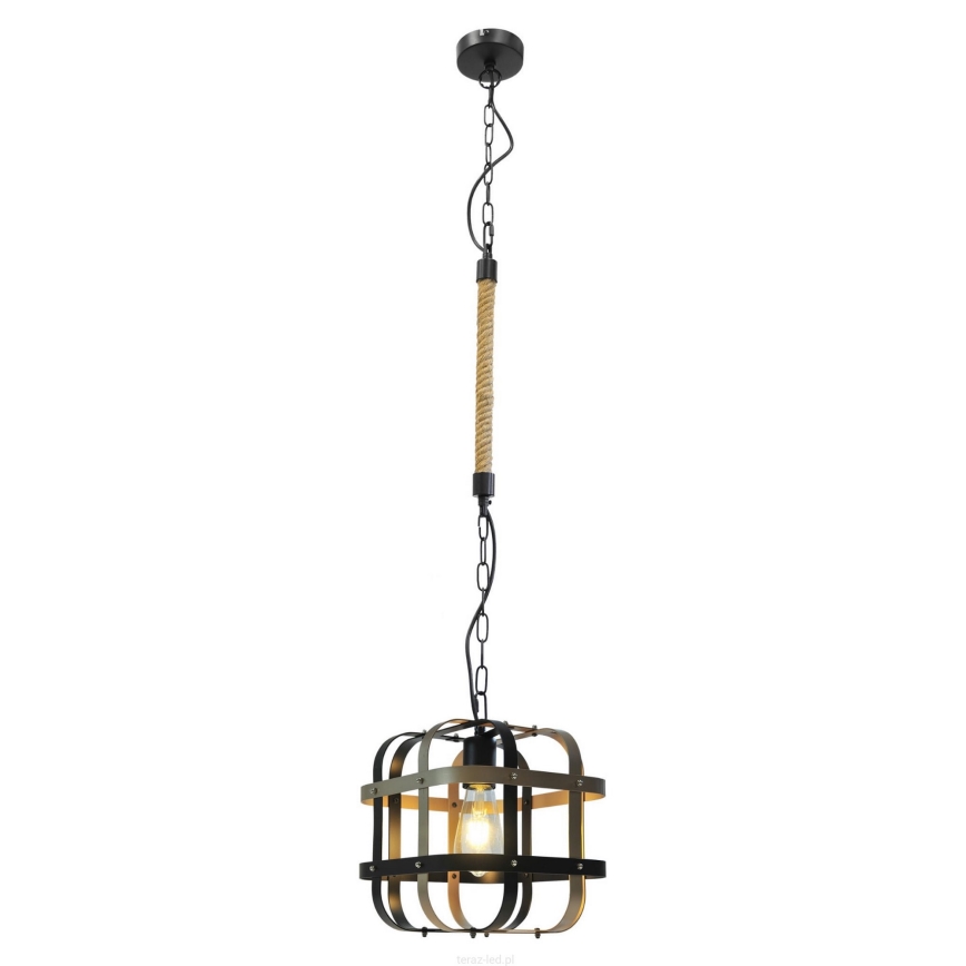 Candelabro suspenso KLATKA 1xE27/10W/230V