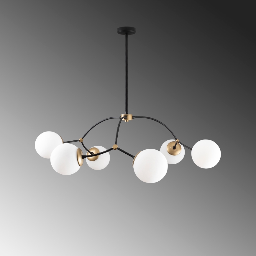 Candelabro suspenso KROMOZOM 6xE27/40W/230V