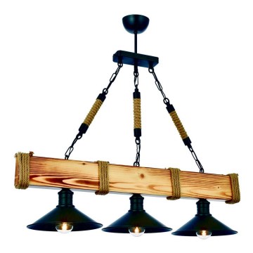 Candelabro suspenso KUTUK 3xE27/60W/230V