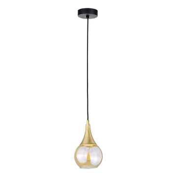 Candelabro suspenso LACRIMA HONEY 1xE27/60W/230V
