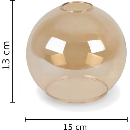 Candelabro suspenso LACRIMA HONEY 4xE27/60W/230V