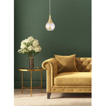 Candelabro suspenso LACRIMA WHITE 1xE27/60W/230V