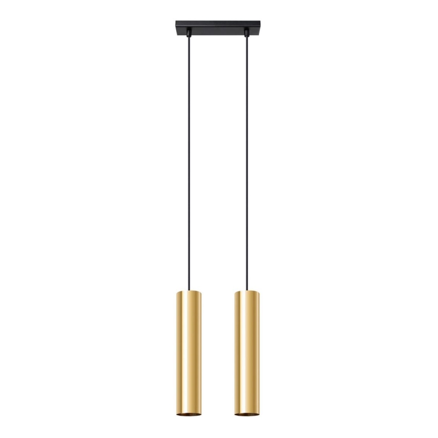 Candelabro suspenso LAGOS 2xGU10/10W/230V dourada