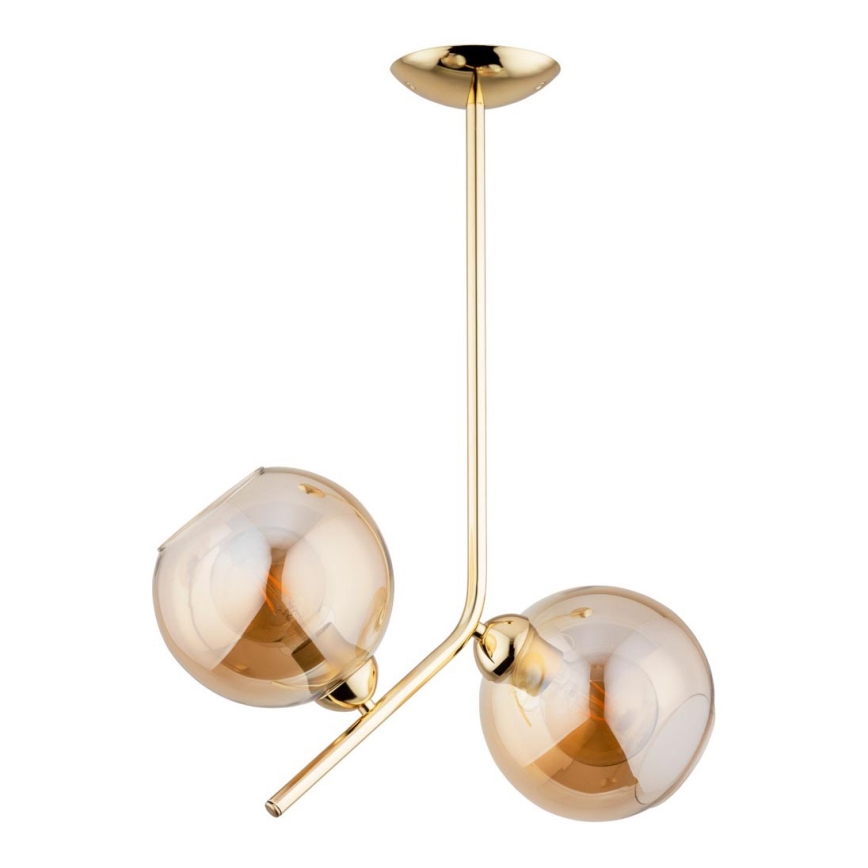 Candelabro suspenso LALEN 2xE27/60W/230V bege