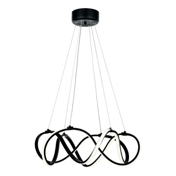 Candelabro suspenso LED 2xLED/27W/230V 3000/4000/6000K preto
