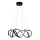 Candelabro suspenso LED 2xLED/27W/230V 3000/4000/6000K preto