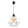 Candelabro suspenso LED ALAMBRE 1xE27/4W/230V preto