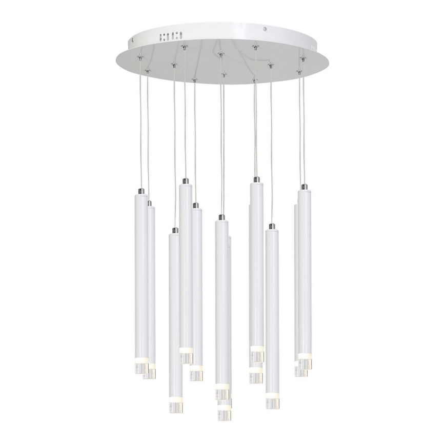 Candelabro suspenso LED ALBA 12xLED/1W/230V branco