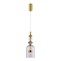 Candelabro suspenso LED ARTE LED/12W/230V diâmetro 13 cm latão