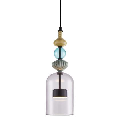 Candelabro suspenso LED ARTE LED/12W/230V diâmetro 13 cm preto