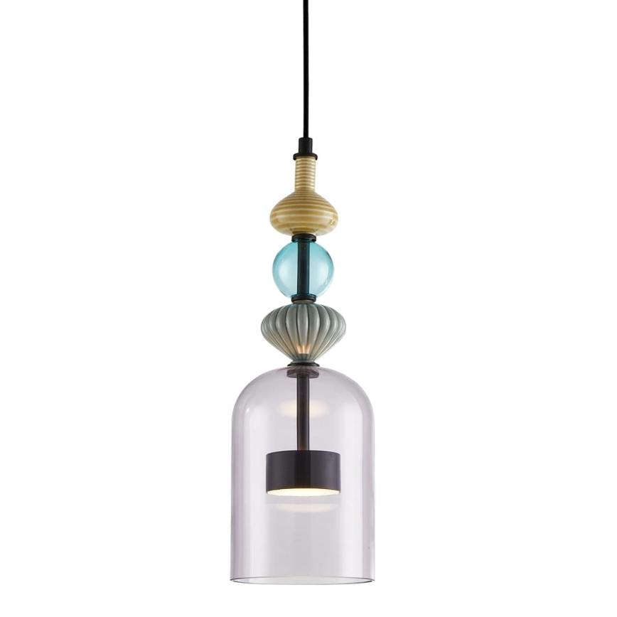 Candelabro suspenso LED ARTE LED/12W/230V diâmetro 13 cm preto