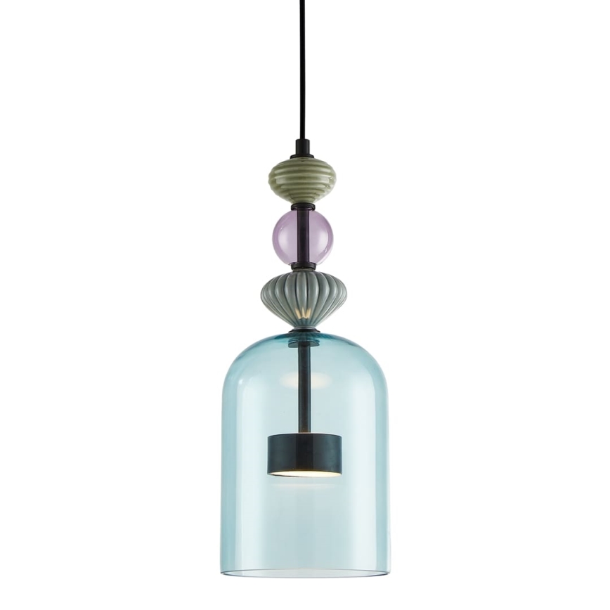 Candelabro suspenso LED ARTE LED/12W/230V diâmetro 16 cm preto