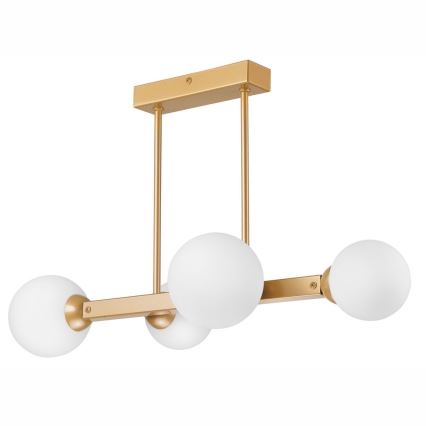Candelabro suspenso LED ASTRO 4xG9/5W/230V dourado