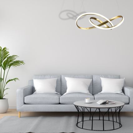 Candelabro suspenso LED CAPPIO LED/36W/230V dourado