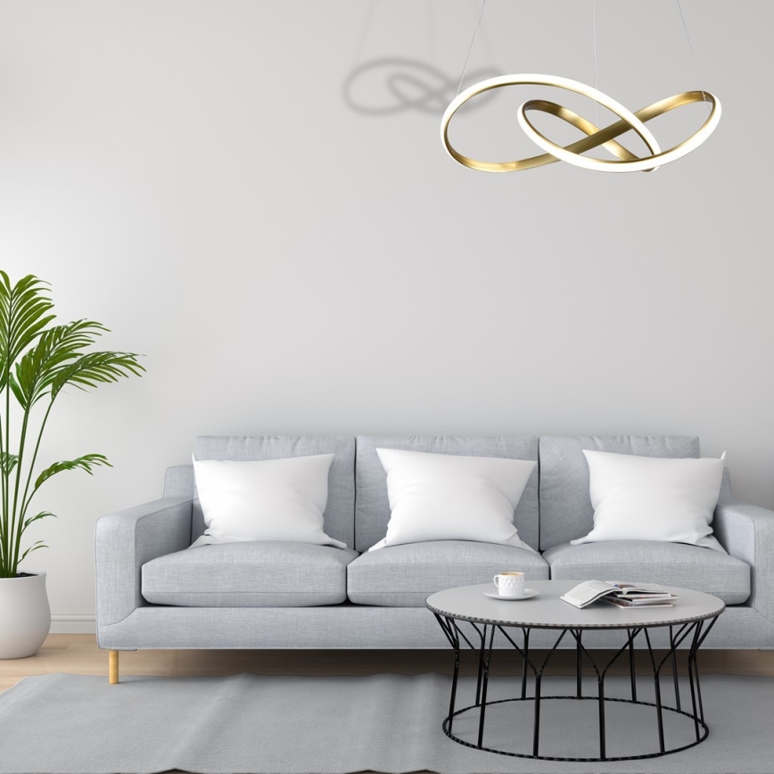 Candelabro suspenso LED CAPPIO LED/36W/230V dourado