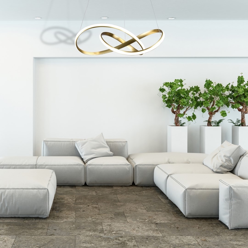 Candelabro suspenso LED CAPPIO LED/36W/230V dourado