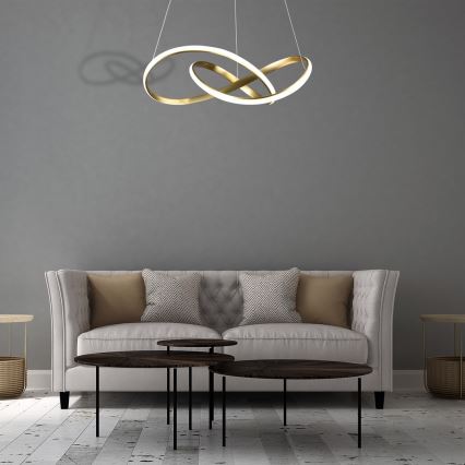 Candelabro suspenso LED CAPPIO LED/36W/230V dourado