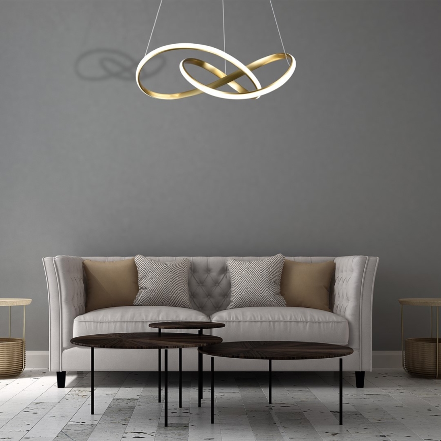 Candelabro suspenso LED CAPPIO LED/36W/230V dourado