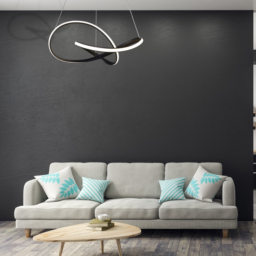 Candelabro suspenso LED CAPPIO LED/36W/230V preto