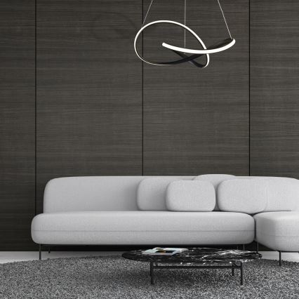 Candelabro suspenso LED CAPPIO LED/36W/230V preto