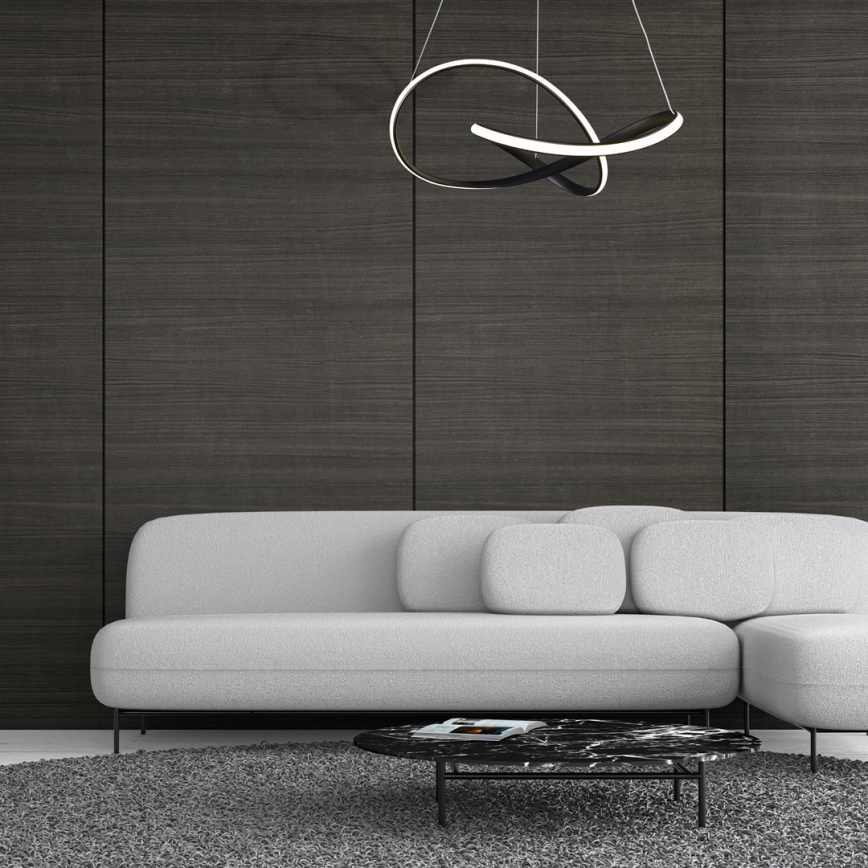 Candelabro suspenso LED CAPPIO LED/36W/230V preto