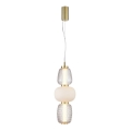 Candelabro suspenso LED CARO LED/28W/230V dourada