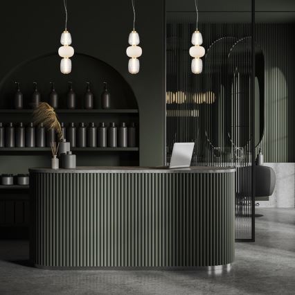 Candelabro suspenso LED CARO LED/28W/230V dourada