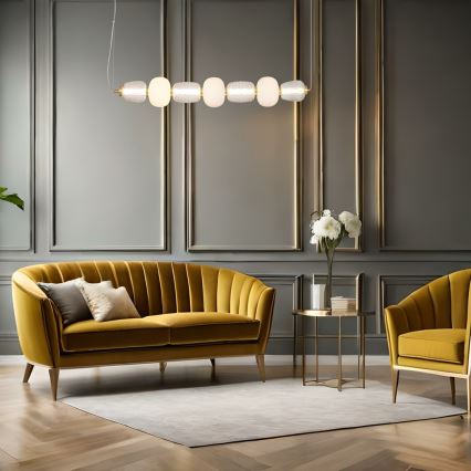Candelabro suspenso LED CARO LED/42W/230V dourada