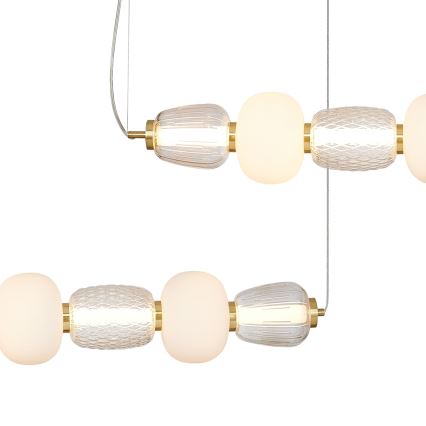 Candelabro suspenso LED CARO LED/42W/230V dourada