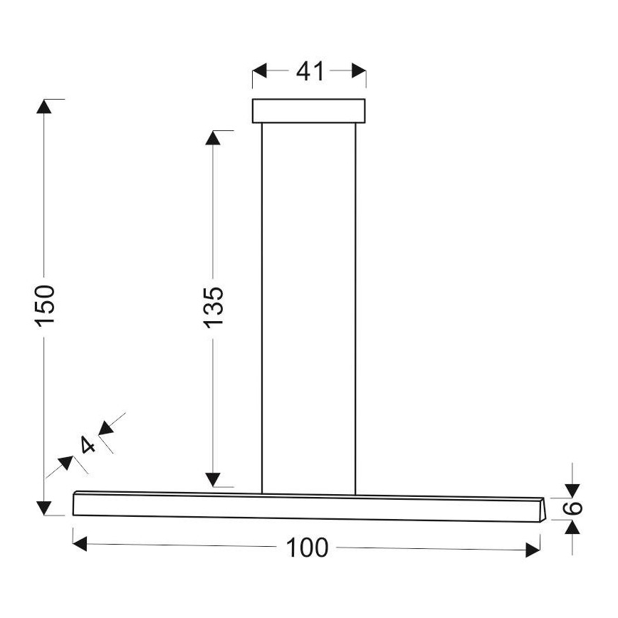 Candelabro suspenso LED COCONUT LED/28W/230V