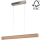 Candelabro suspenso LED com regulação CONOR LED/34,5W/230V carvalho – FSC certificado