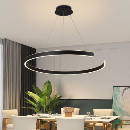 Candelabro suspenso LED com regulação LED/100W/230V 3000-6500K + controlo remoto