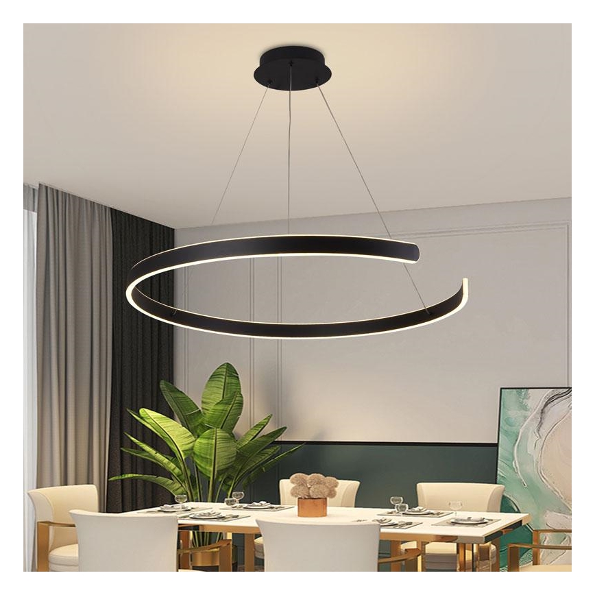 Candelabro suspenso LED com regulação LED/100W/230V 3000-6500K + controlo remoto