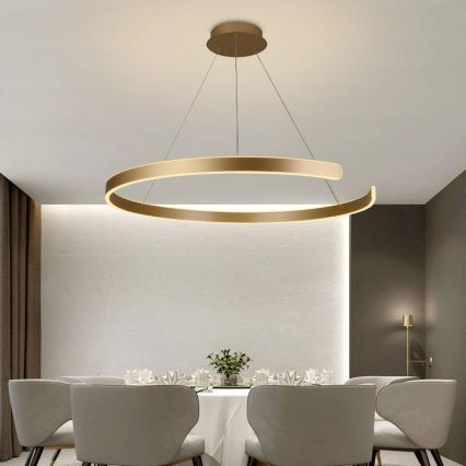 Candelabro suspenso LED com regulação LED/100W/230V 3000-6500K + controlo remoto