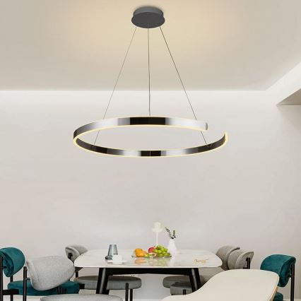 Candelabro suspenso LED com regulação LED/100W/230V 3000-6500K + controlo remoto