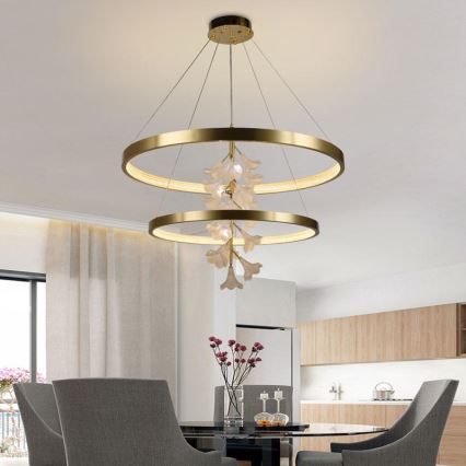 Candelabro suspenso LED com regulação LED/100W/230V 3000-6500K + controlo remoto