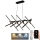 Candelabro suspenso LED com regulação LED/100W/230V 3000-6500K + controlo remoto