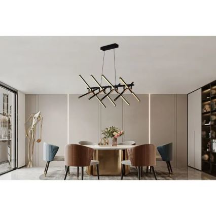 Candelabro suspenso LED com regulação LED/100W/230V 3000-6500K + controlo remoto