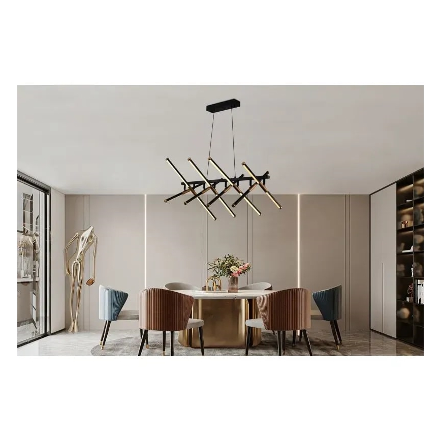 Candelabro suspenso LED com regulação LED/100W/230V 3000-6500K + controlo remoto