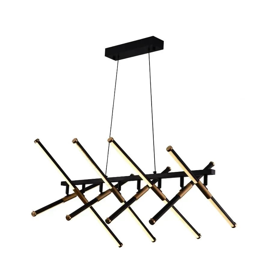 Candelabro suspenso LED com regulação LED/100W/230V 3000-6500K + controlo remoto
