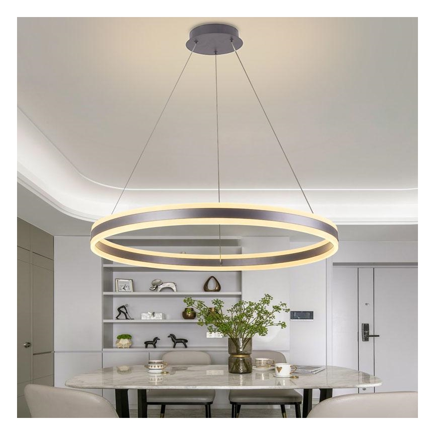 Candelabro suspenso LED com regulação LED/110W/230V 3000-6500K + controlo remoto