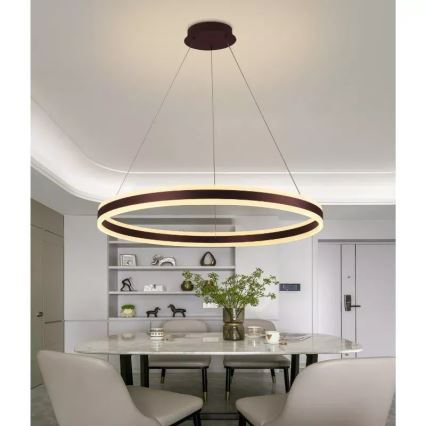 Candelabro suspenso LED com regulação LED/110W/230V 3000-6500K + controlo remoto