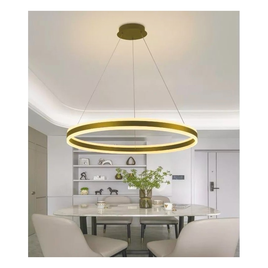 Candelabro suspenso LED com regulação LED/110W/230V 3000-6500K + controlo remoto